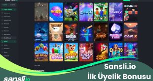 Sansli.io İlk Üyelik Bonusu