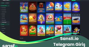 Sansli.io Telegram Giriş